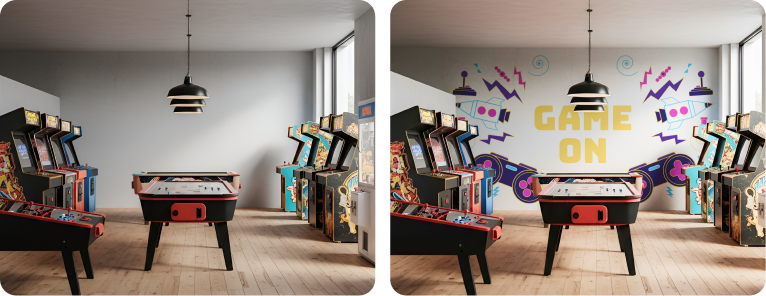 Gaming Room Wall Mural